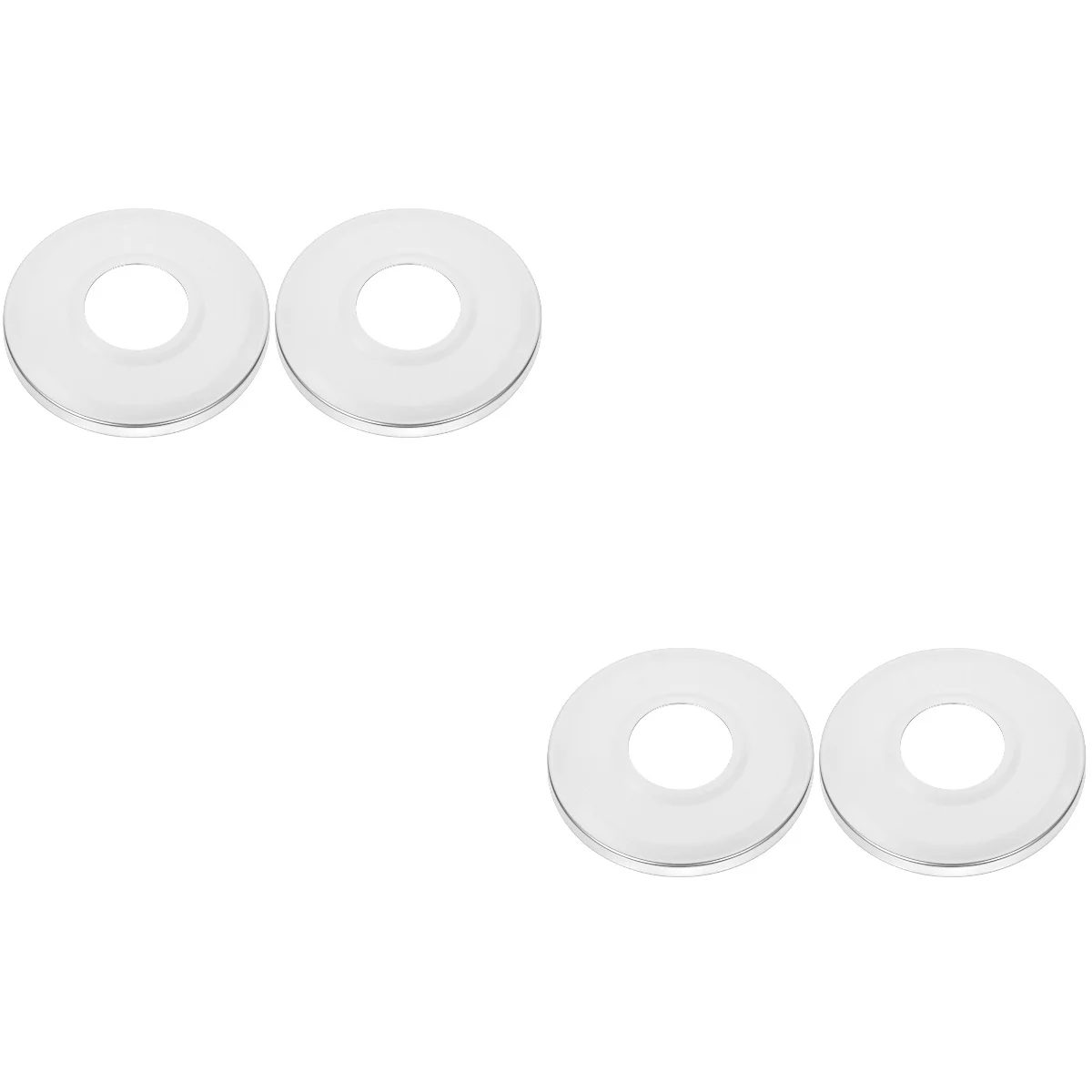 

4 Covers Pool Hand Rail Parts Pool Ladder Escutcheon Pool Hand Rail Replacement Parts Pool Ladder Base Cover