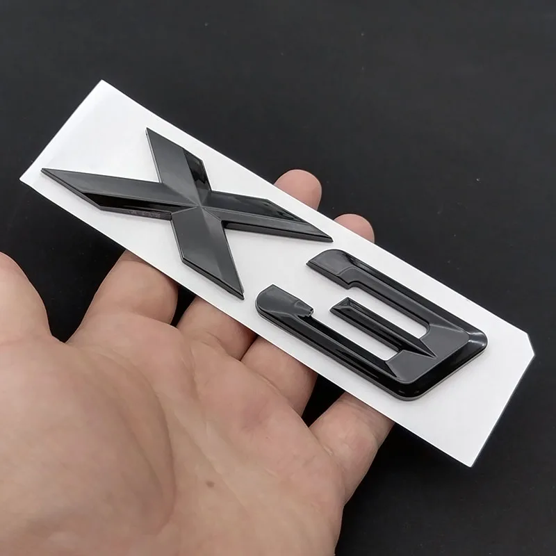 

3D ABS Эмблема BMW X3 Наклейка Для Задней Крышки Багажника - Подходит Для Моделей Xdrive 20d 30d 20i 28i 30i 35i - Автомобиль...