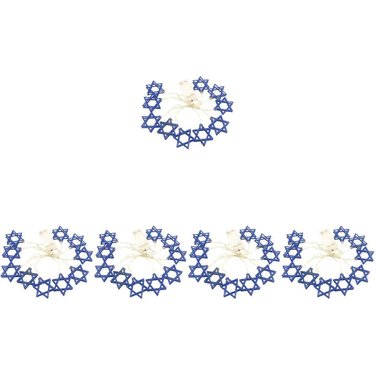 

5x String Lights Six Pointed Star String Hanukkah Decorations Hanukkah Supplies Festival String Lights