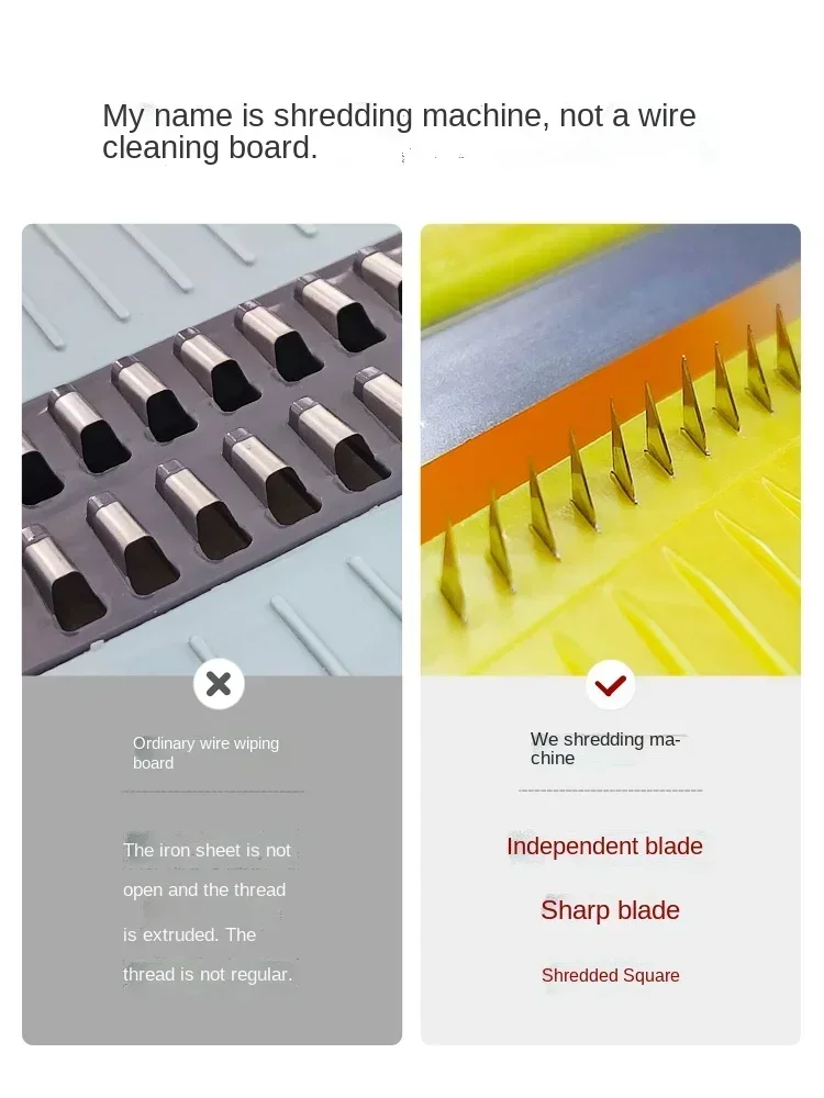 Бытовая терка для нарезки грубой коммерческая многофункциональная резки овощей