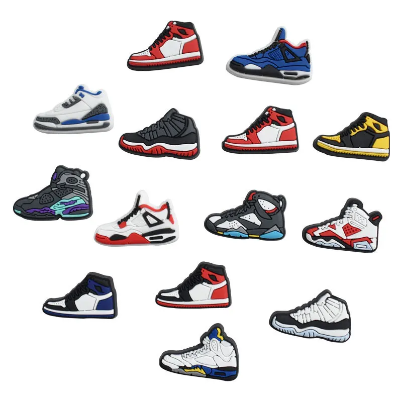 

1Pcs PVC Shoe Croc Buckle Accessories Cartoon DIY Cartoon Animals Shoes Decoration For Kids Croc Charms Kids Party Gift