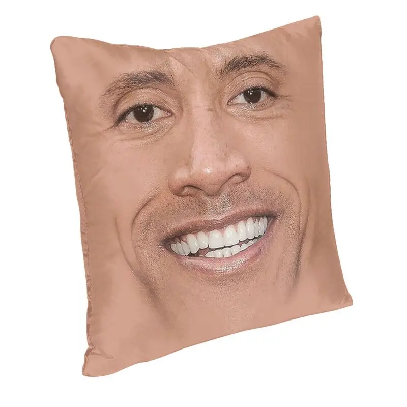 Наволочка с изображением рок-лица Dwayne для дивана домашняя декоративная