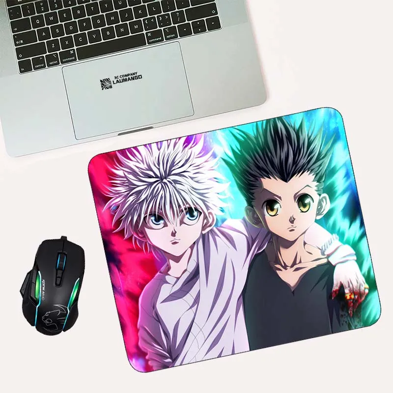 

Маленький коврик для мыши в стиле аниме Hunter X Hunter, настольные коврики, Мини Компьютерный игровой коврик, игровой коврик для мыши, коврик, Муль...
