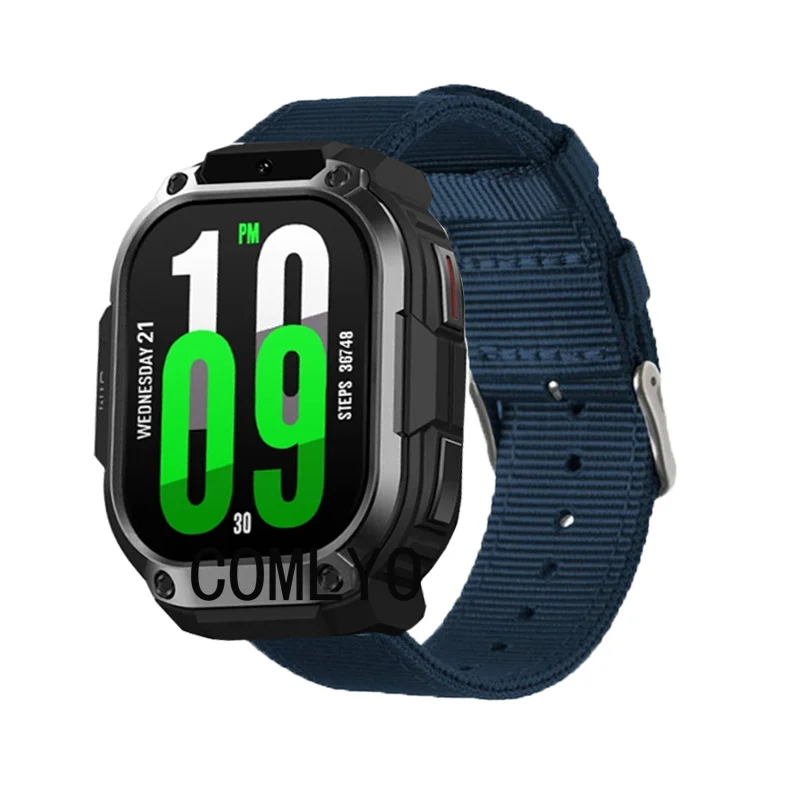 Браслет 3 в 1 для смарт-часов Zeblaze Thor SQ нейлоновая Защитная пленка экрана