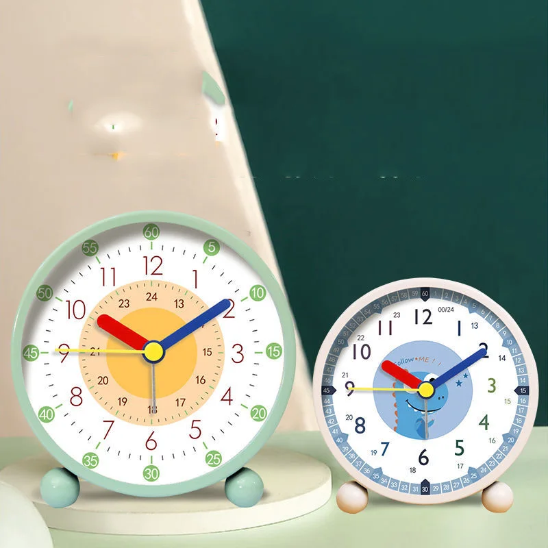 

Creative Early Education Small Alarm Clock Cartoon Girl Children Mute Students With A Special Boy Wake Up Artifact Alarm