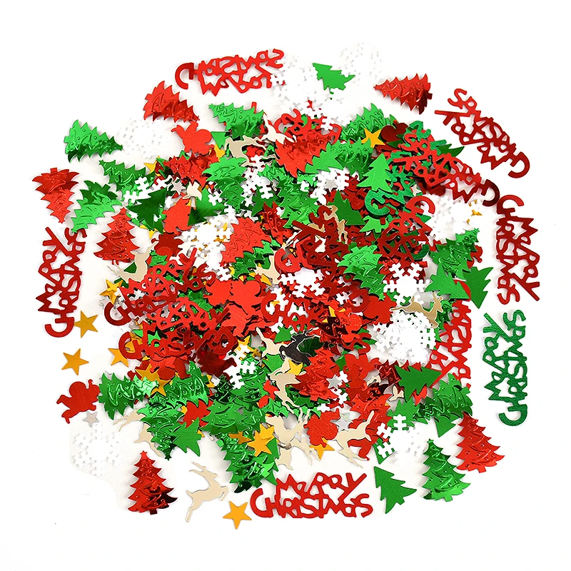 

Рождественское конфетти с блестками