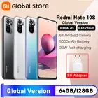 Глобальная версия смартфона Xiaomi Redmi Note 10S 64 Гб128G Helio G95 6,43 