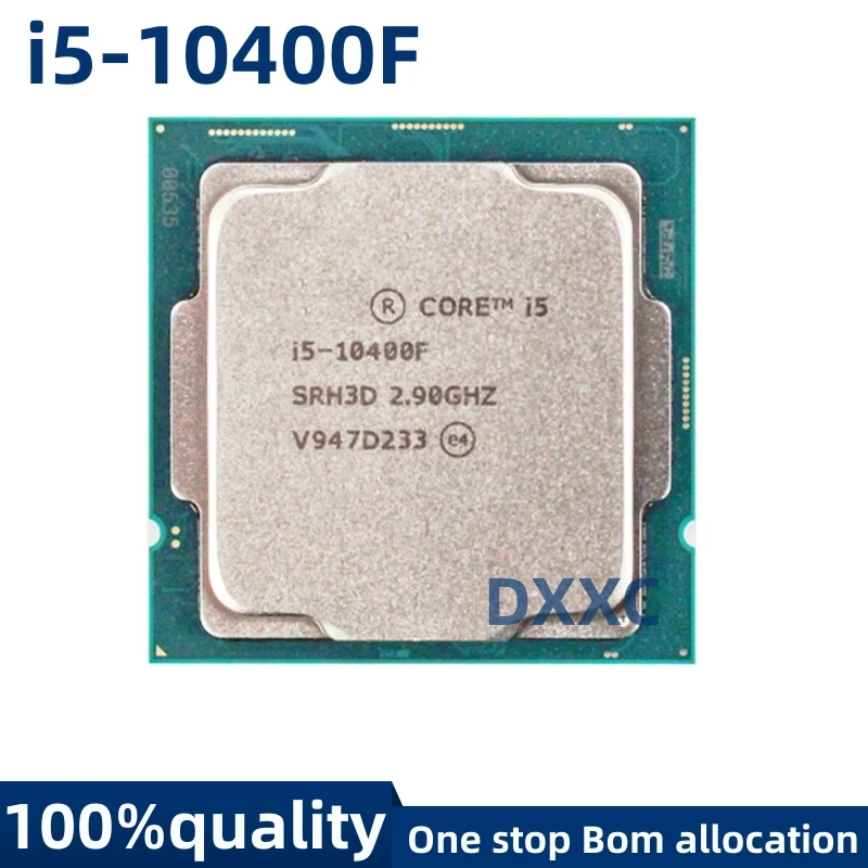 

For Core i5-10400F I5 10400F 2.9 GHz Six-Core Twelve-Thread CPU Processor L2=1.5M L3=12M 65W LGA 1200