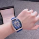 Luxury Top Brand Military Watch for Men Chronograph Man Quartz Sports Watches Male Tonneau Shaped Clock Hombre Relogio Masculino Other Image