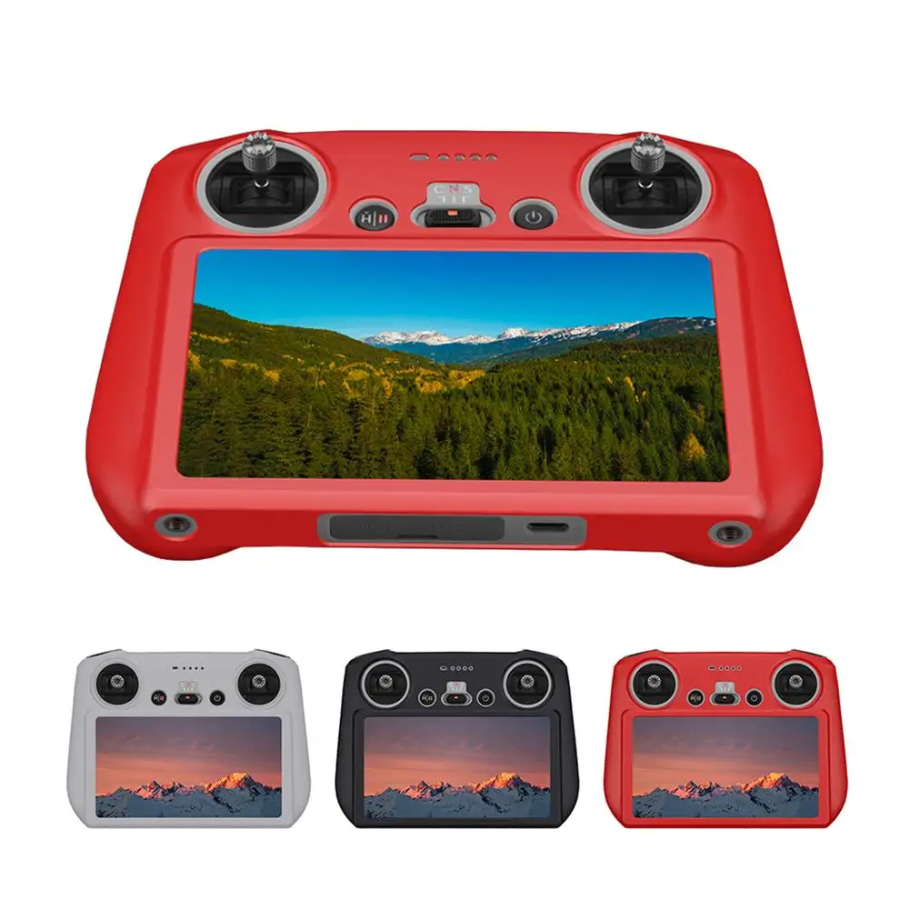 Купи Silicone Case Compatible for Dji Mini 3 Pro with Screen Remote Control Anti-slip Dustproof Protective Cover Drone Accessories за 220 рублей в магазине AliExpress