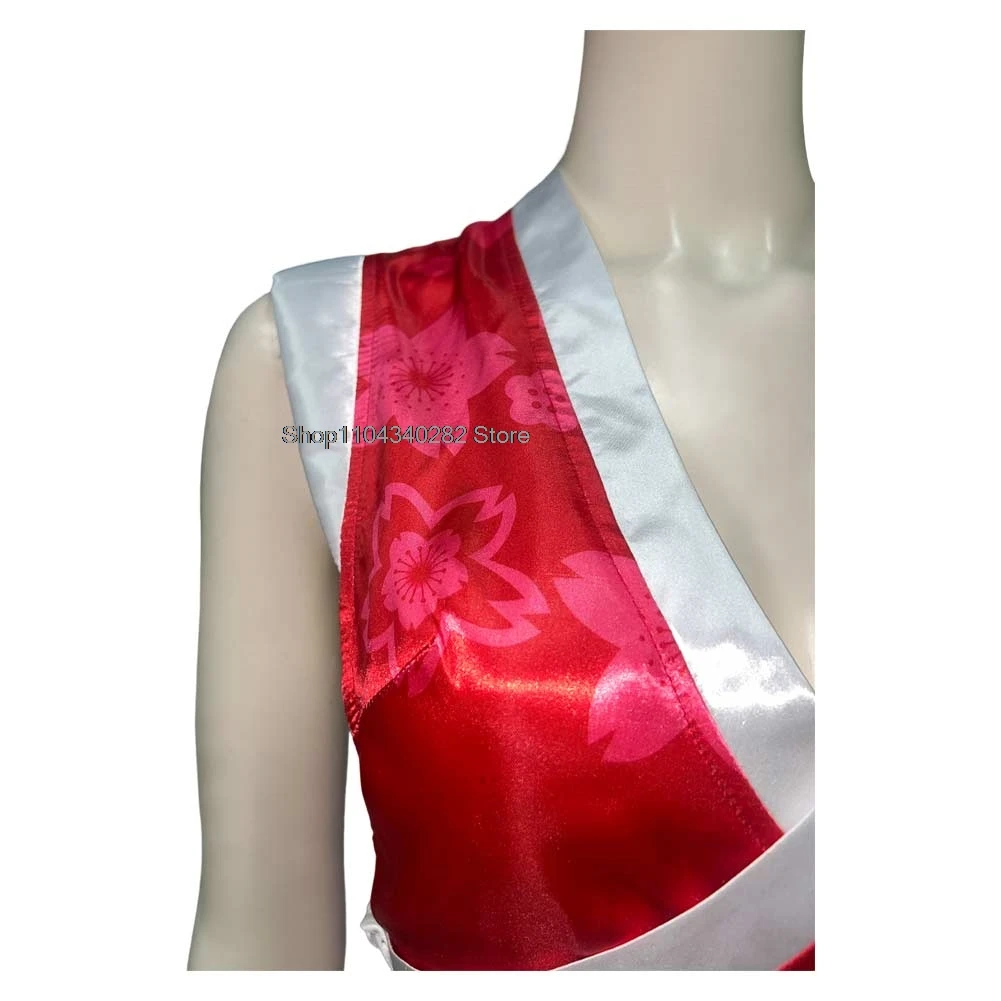 Игра Street Fighter 6 костюм для косплея Mai Shiranui пояс реквизит комплект аксессуаров