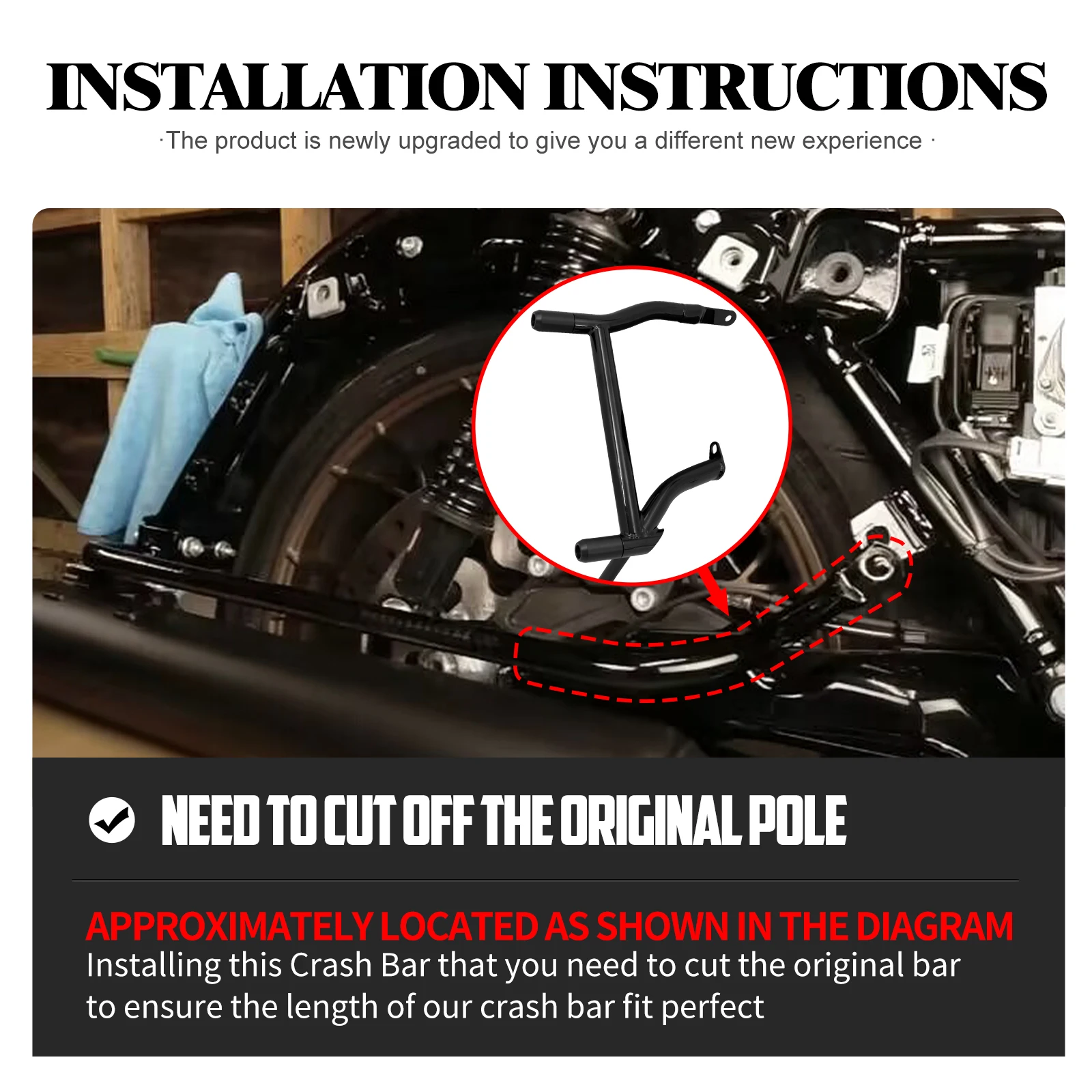 Мотоциклетная седельная сумка защита от ударов задняя кронштейн для Harley Touring Street