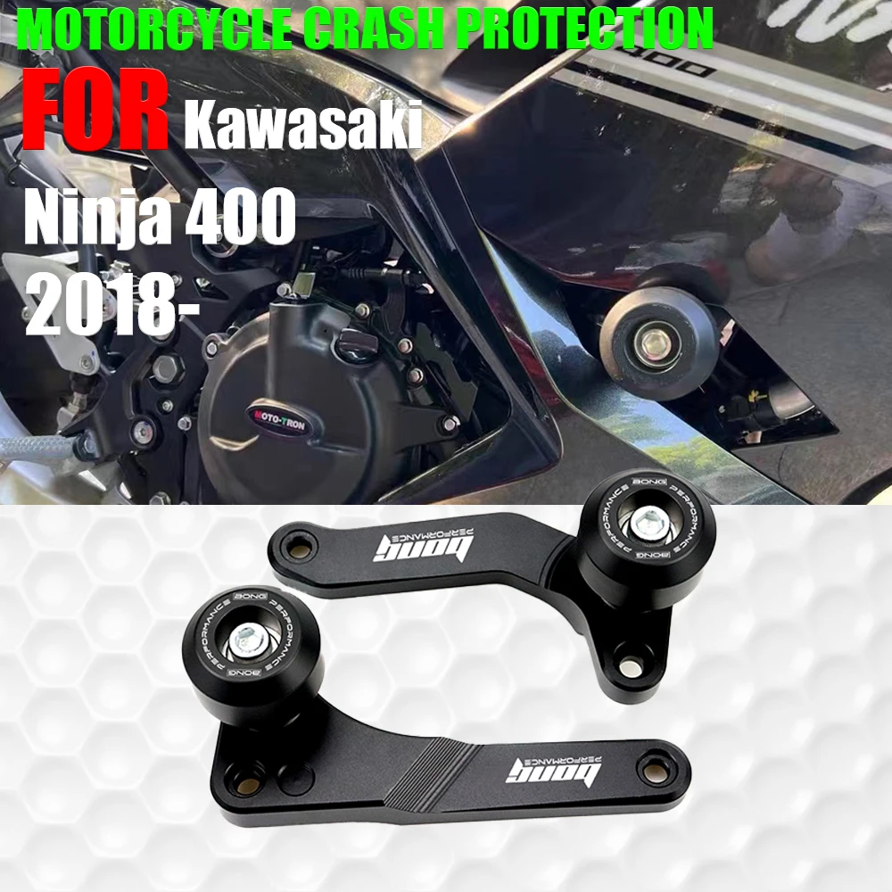 

For Kawasaki Ninja 400 2018-2023 Motorcycle Frame Slider Falling Crash Protector Engine Protection