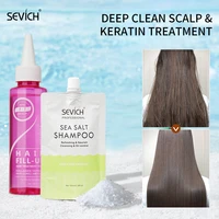 sevich sea salt scalp oil control shampoo deep cleansing refreshing hair 100ml collagen hair care mask repair keratin damage