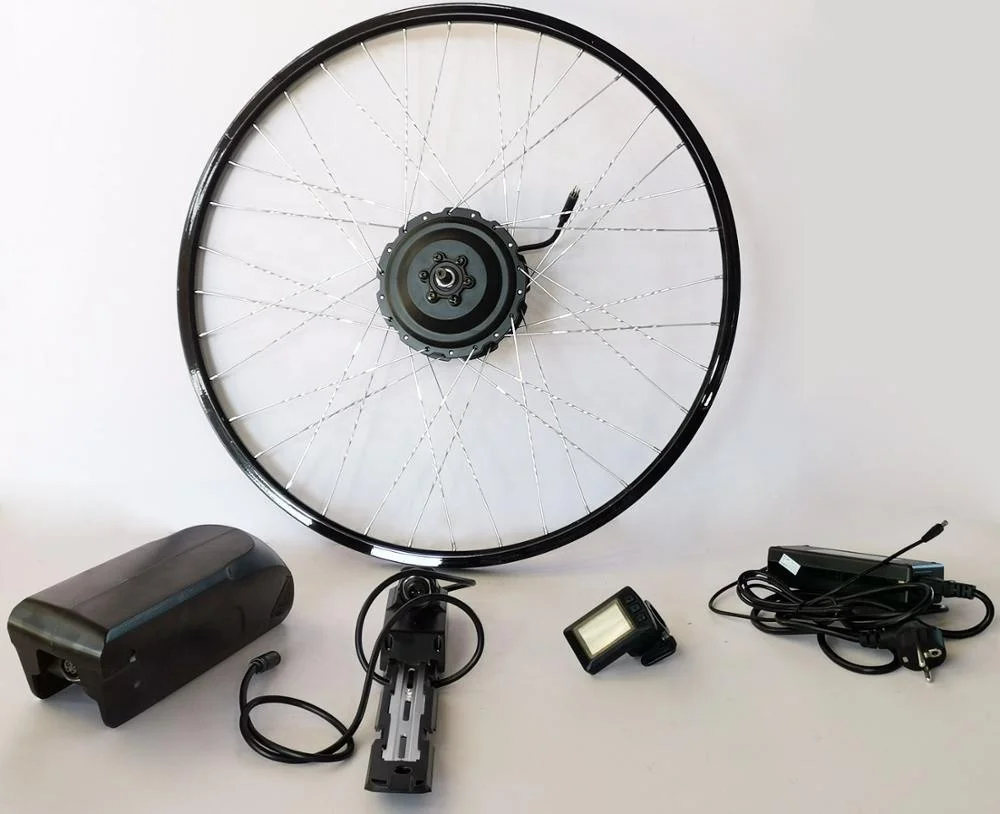

Waterproof 36V 350W Electric Bike E-Bike Motor Wheel Conversion Kit 350W with Lithium Battery and smart display