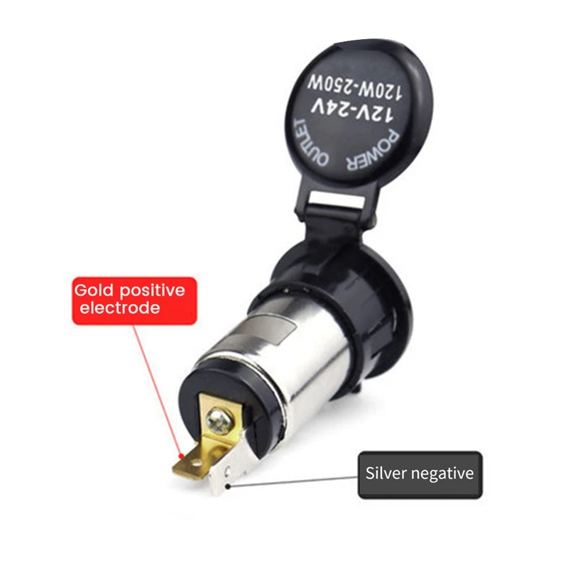 12 в прикуриватель В постоянного тока автомобильный с крышкой жгут проводов