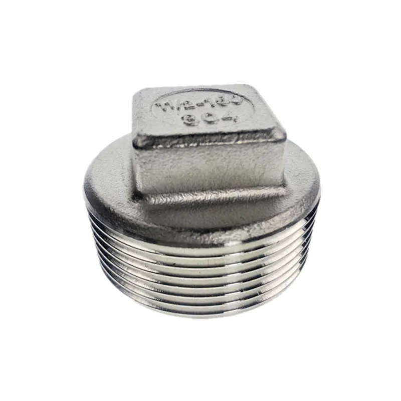 

304 stainless steel bsp 1/4 Male screwed connection Plug End Cap Joint Pipe Connection connector Fittings