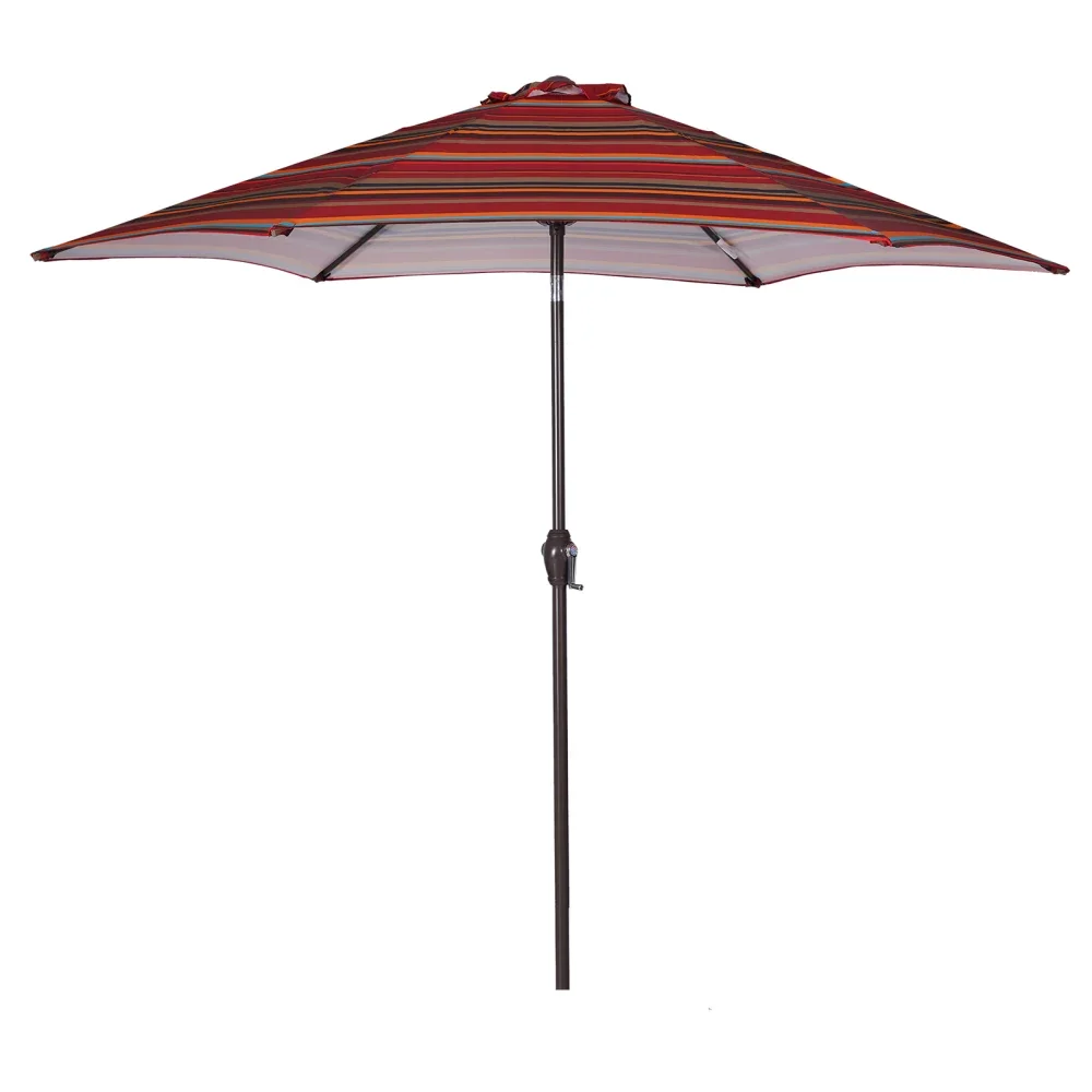 

Outdoor Patio 8.6-Feet Market Table Umbrella with Push Button Tilt and Crank[Umbrella Base is not Included]