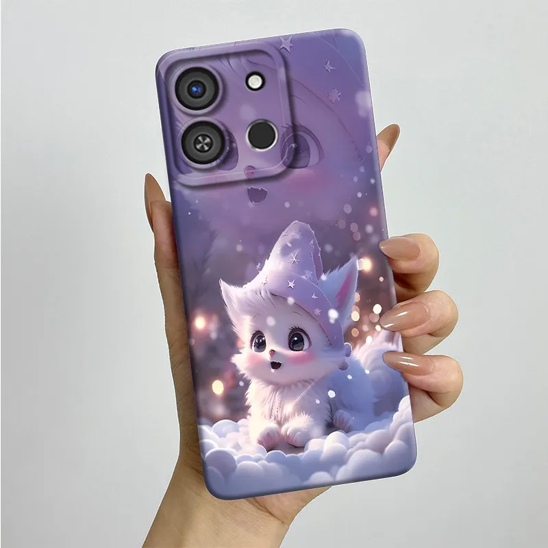 Чехол для телефона Itel A05S A663LC противоударный модный чехол с милым рисунком и