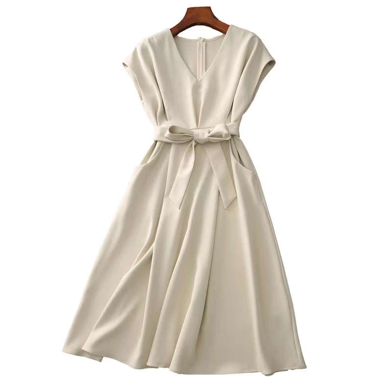 

2023 Women's Clothing Pocket Skirt High Waist Dress! 0817