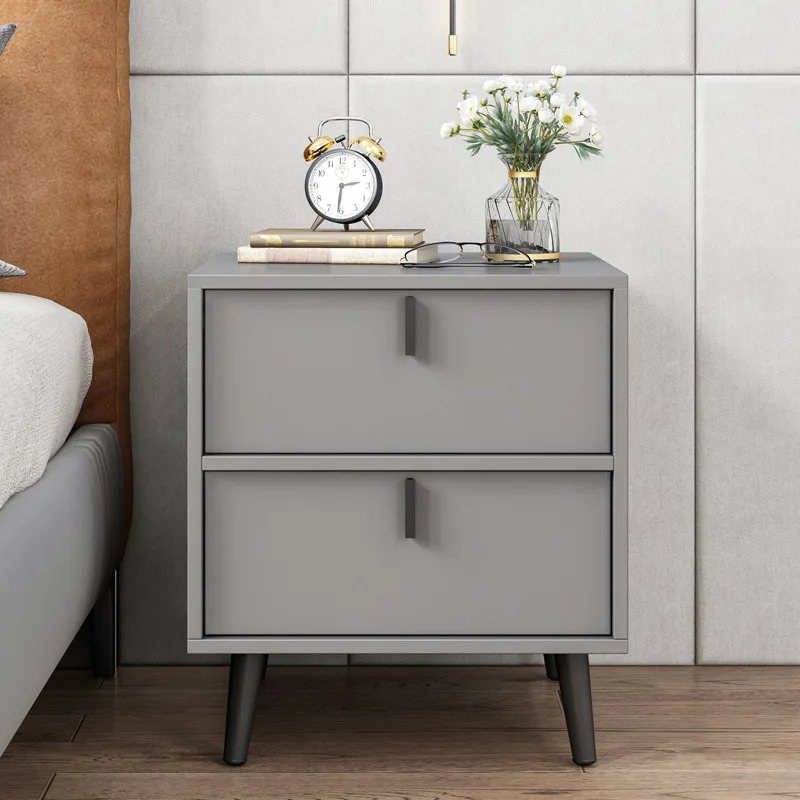 

Bedside Storage Cabinet 2021 New NightstandsBedside Table Bedroom Simple Modern Shelf Simple Mini Small Storage Cabinet Modern L