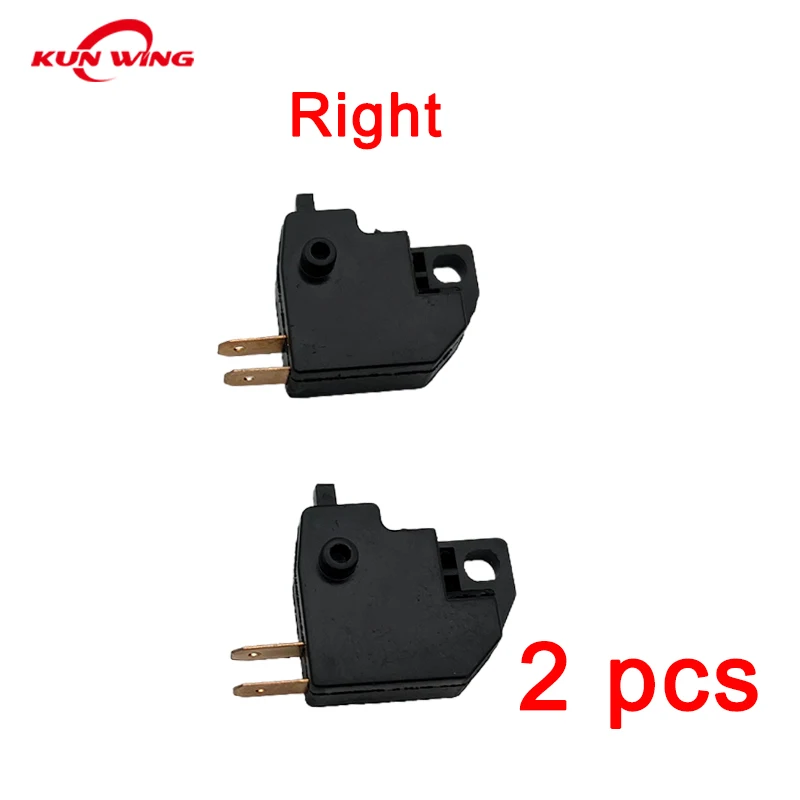 

2 шт. мотоцикл правый левый передний стоп-сигнал стоп-выключатель нажмите кнопку для Honda Suzuki Yamaha запасные части