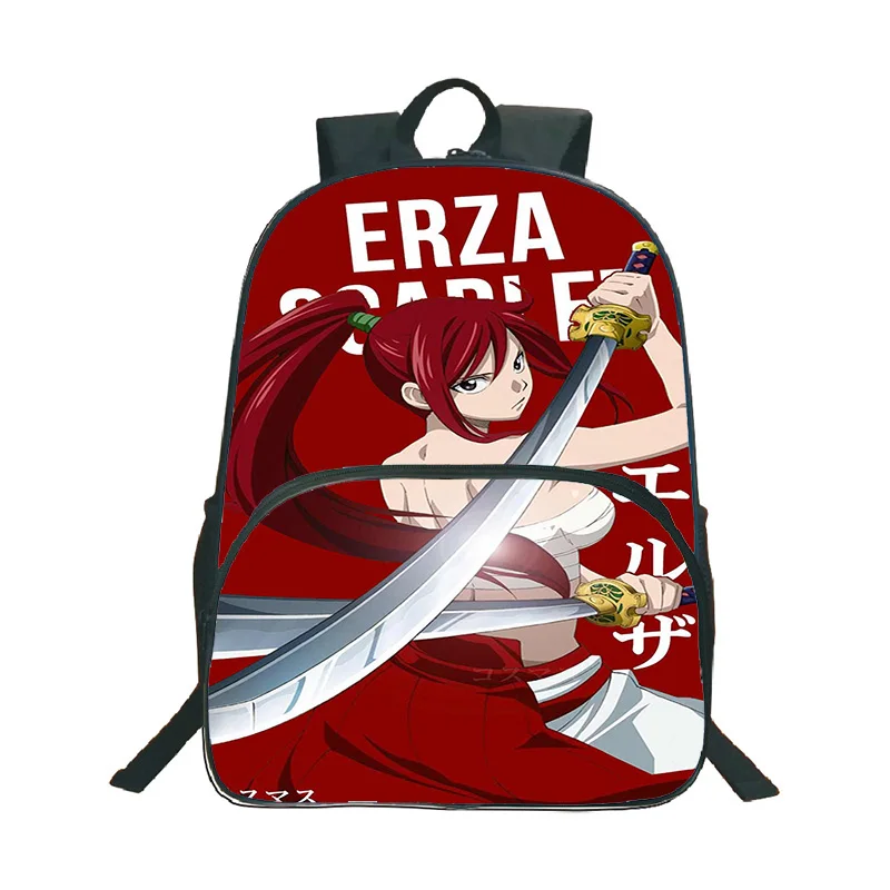 

Anime Fairy Tail Backpack Teenagers Children School Bags 16Inch Large Capacity Bookbag Travel Boys Girls Laptop Rucksack Mochila