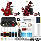 Набор для тату-машинки и ручки, профессиональный шнур питания для тату, наборы чернил, иглы, аксессуары для переводной бумаги, товары для перманентного макияжа