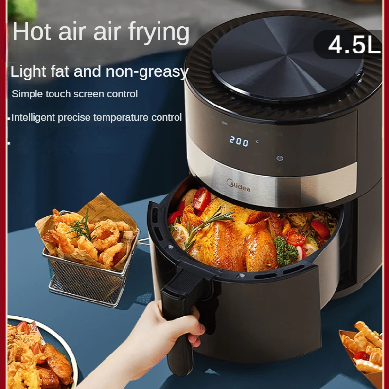 

Midea воздушная фритюрница домашняя автоматическая интеллектуальная глубокая сковорода многофункциональная большая емкость Новая электрич...