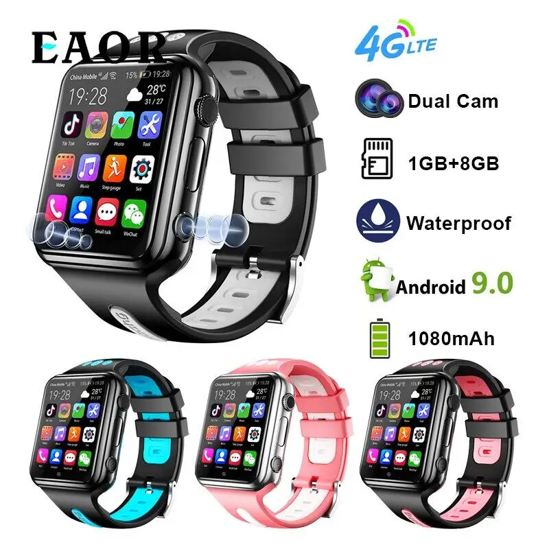 Смарт-часы EAOR детские на Android 9 0 1 Гб + 8 1080 мАч |