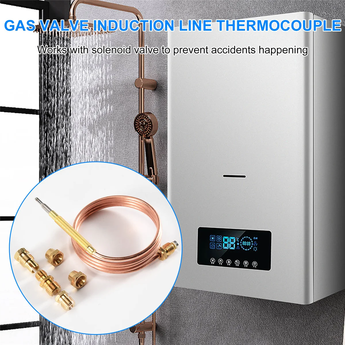 900 мм газовая плита универсальный комплект термопары M6X0.75 с разбитыми гайками (Five)