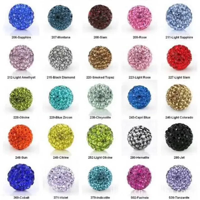Colorful 10mm Full Drill Ceramic Beads Soft Clay Ball Amazon Chest Pin Sweater Chain Island DIY Handcraft Material