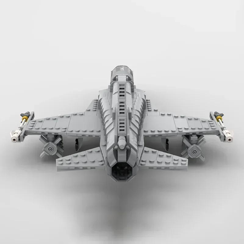 Военная модель Moc строительные кирпичи масштаб 1:35 F-20 Tigershark истребитель