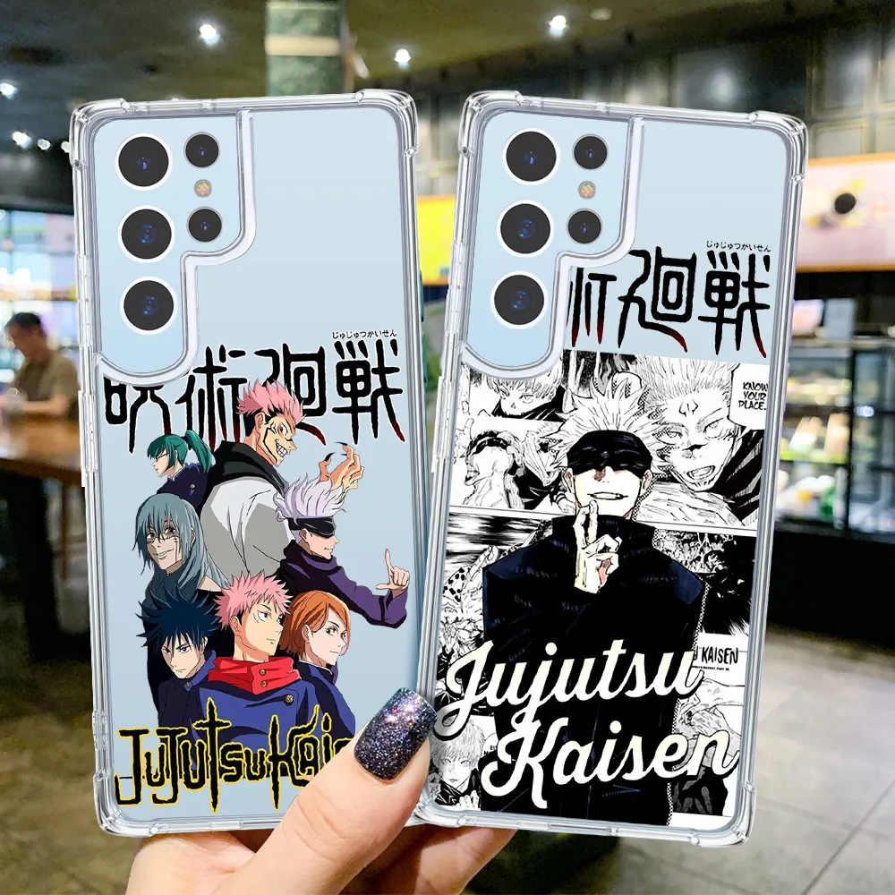 

Anime Jujutsu Kaisen Case For Samsung Galaxy S8 S9 S10 S20 S22 S21 FE Plus Ultra Lite Note 8 9 10 Plus 20 Ultra Protection Funda