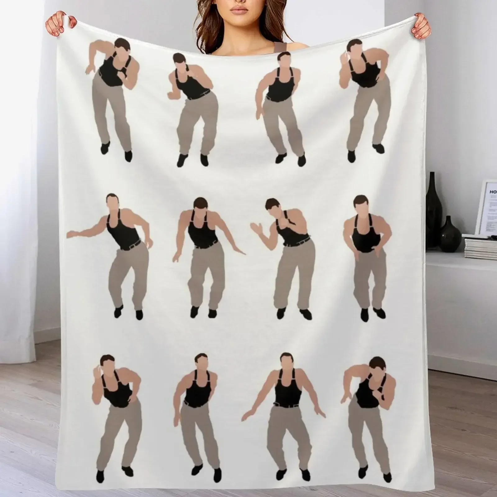 Безопасный танец Ван Дамм - JCVD 1989 Одеяло для дивана Тонкая самая мягкая кровать