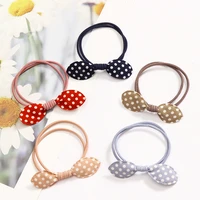 2022 new cute wave nodding rope hair small fresh rubber band hair rope headdress net red ins simple hair ring rubber band