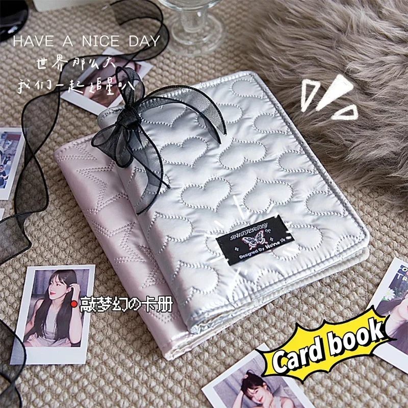 Милый Ameircan серебристый цвет Kpop держатель для фотокарт ретро креативный дизайн