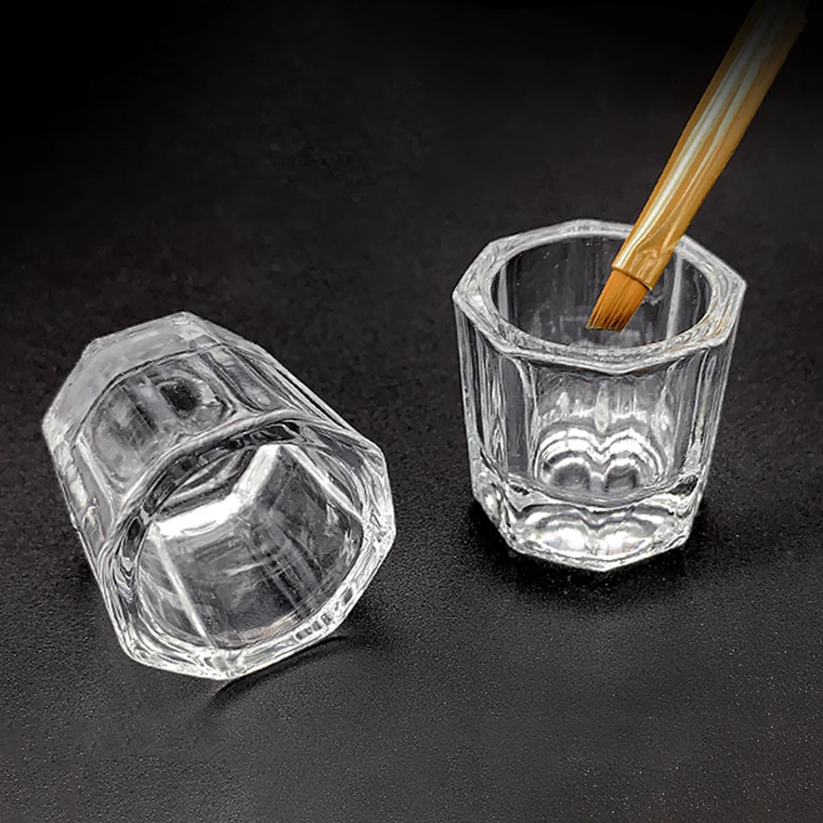 

Nail Cupliquiddish Crystal Acrylicholder Dappenglassware Container Manicure Mini Tools Nails Bowl Tool Storage Diywith Lid Bowls