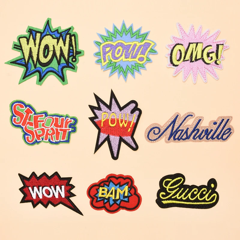 

Iron on Patches for Clothes Letter Embroidery Patch Iron on Letters Appliques for Clothing Patches for Jackets Sewing Patterns