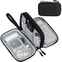 travel cable organizer bag pouch electronic accessories carry case portable waterproof double layers storage bag for cable cord
