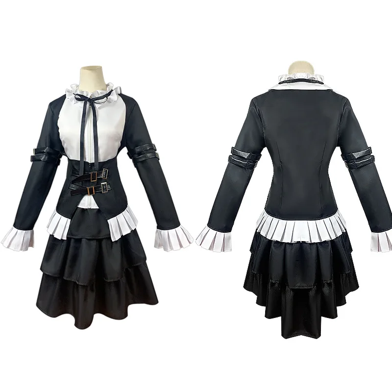 

Fairy Tail Erza Scarlet Cosplay Costume Lolita Dress Maid Outfit Cos Suit Lolita Lolita Dress Halloween Costumes for Women