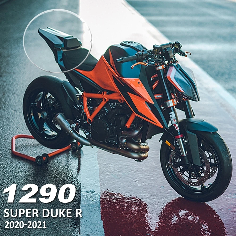 

NEW For 1290 Super Duke R Pillion Seat Cover Cowl Rear Passenger Solo Tail Fairing Accessories Black and Carbon fiber 2020 2021