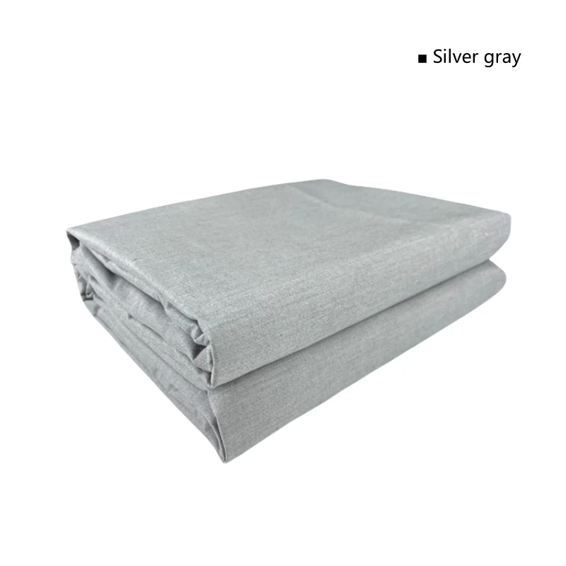

Простыни из металлического волокна Shuihuaqingyang серебристо-серые для взрослых