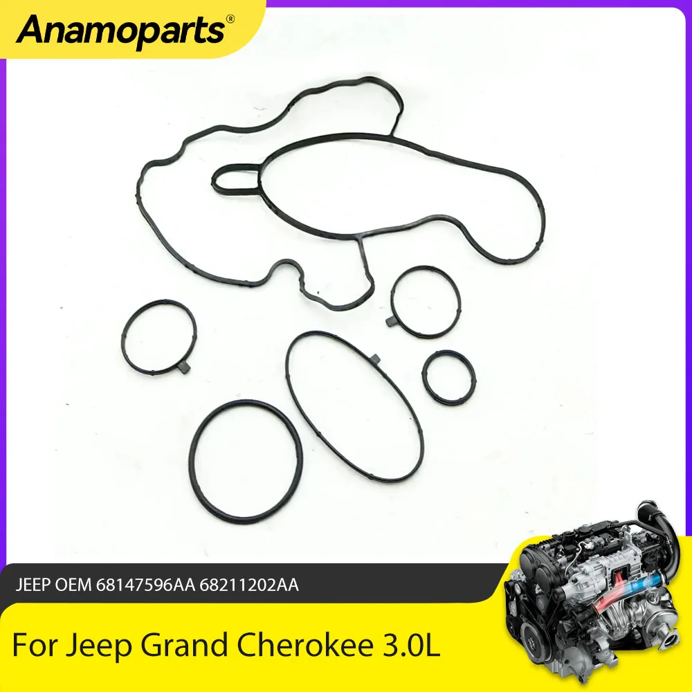 

Комплект прокладок водяного насоса двигателя подходит для 3,0 л T Diesel EXF V6 для Jeep Grand Cherokee Ram 1500 3.0L