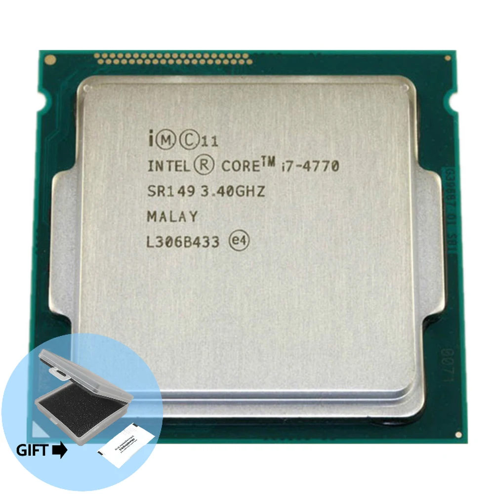 

Intel Core i7 4770 3.4GHz 8M 5.0GT/s LGA 1150 SR147 CPU Desktop Processor