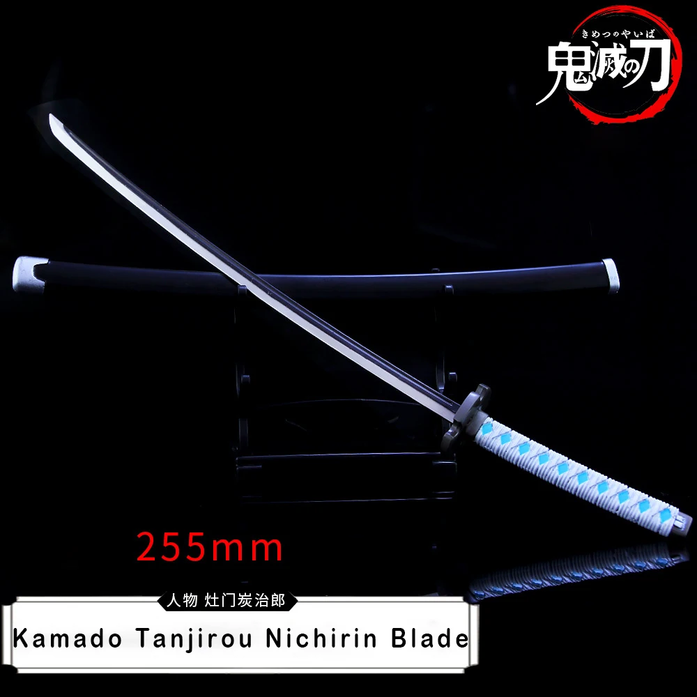 

Demon Slayer Anime Weapon Sword Toy Model Kamado Tanjirou Nichirin Blade Katana Swords Samurai Royal Japanese Katana Toy for Boy