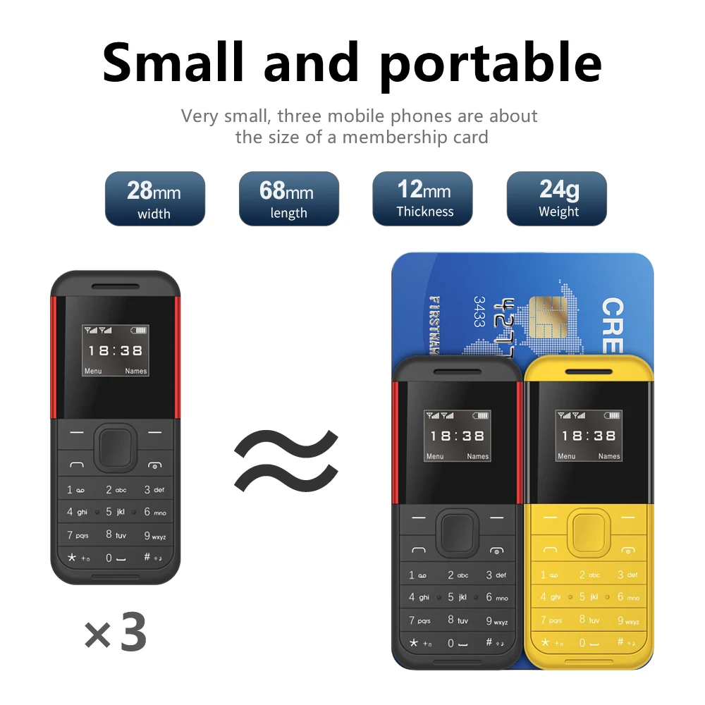Мини-смартфон SERVO BM222 С Двумя SIM-картами Bluetooth-накопитель Magic Voice Автоматический