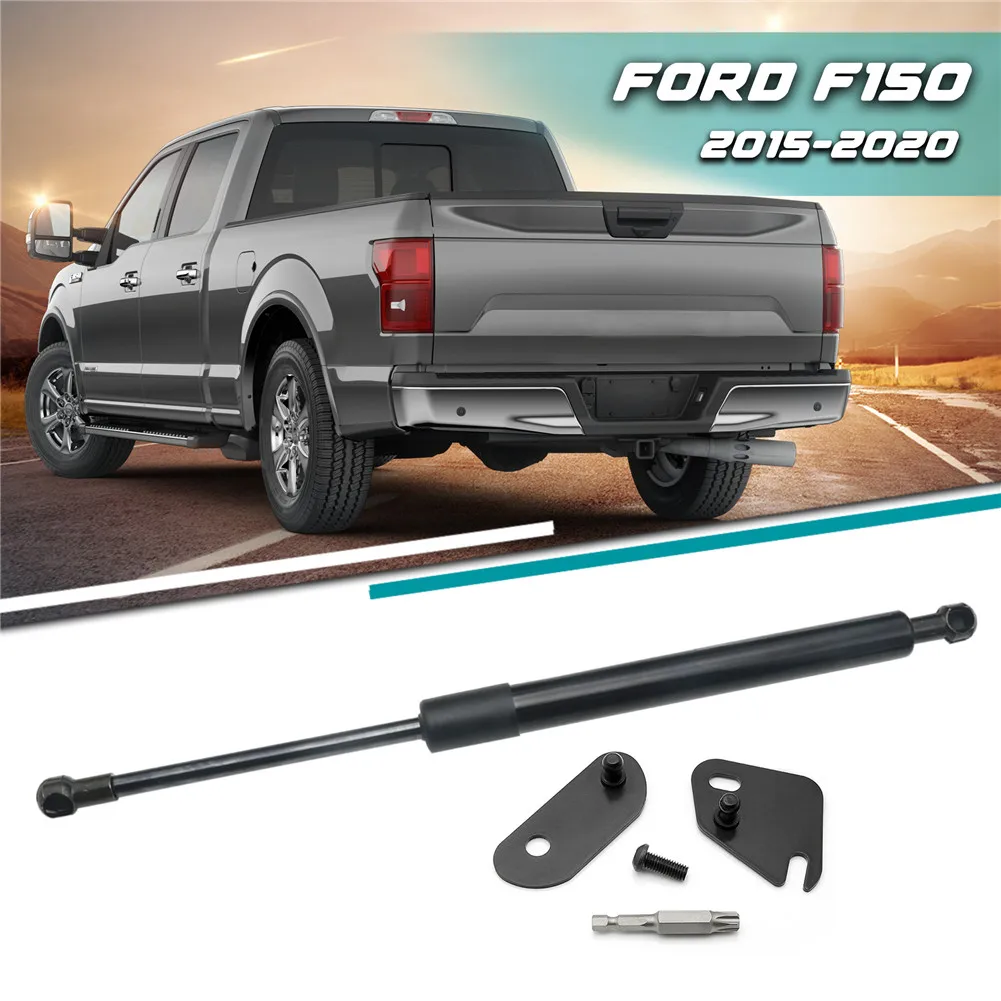 

2Pcs Car Rear Trunk Support Rod Strut Tailgate Damper Spring Bars Shock Bracket For Ford F150 2015 2016 2017 2018 2019 2020