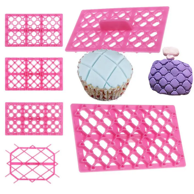 

DIY Bohemian Style Sugar Sieve Mold Fondant Printing Stencil Hollow Wedding Cookie Cake Edge Decoration For Kitchen Baking Tools