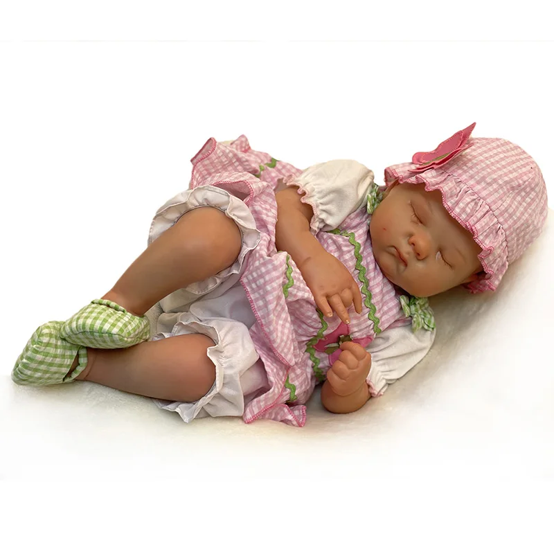 

45CM Reborn Baby Doll Sleeping Reborn Dolls Soft Touch Real Lifelike Toys Children Baby Kids Play Toy Gift